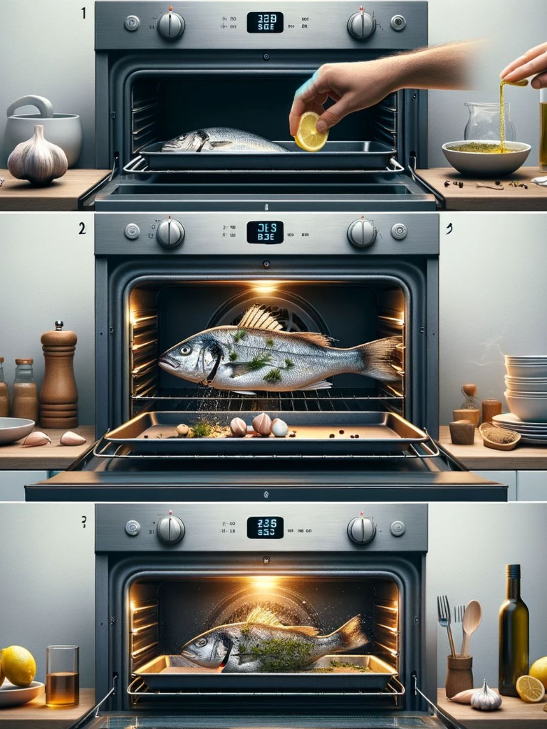 Peixe Assado no Forno