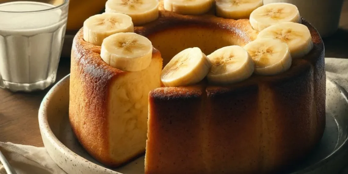Bolo de Banana sem Glúten